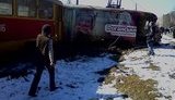 В Харькове у трамвая на ходу оторвался вагон. ФОТО