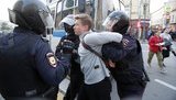 На акции в Москве задержали больше десяти несовершеннолетних. ФОТОрепортаж