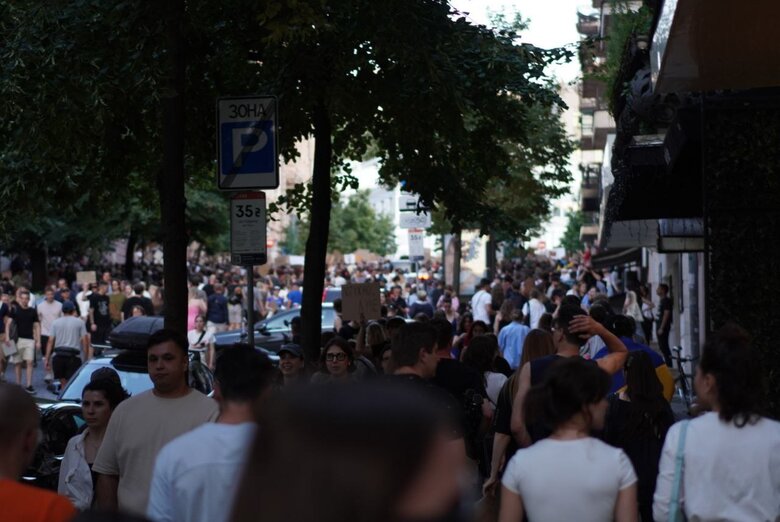 Protest in Kyiv against the law on NABU and SAPO