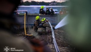 Горіло підприємство на Полтавщині через атаку РФ