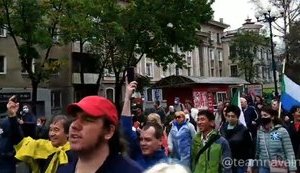 "Путин - старичок, выпей "Новичок": Жителі Хабаровська 71-й раз вийшли на протест. ВIДЕО
