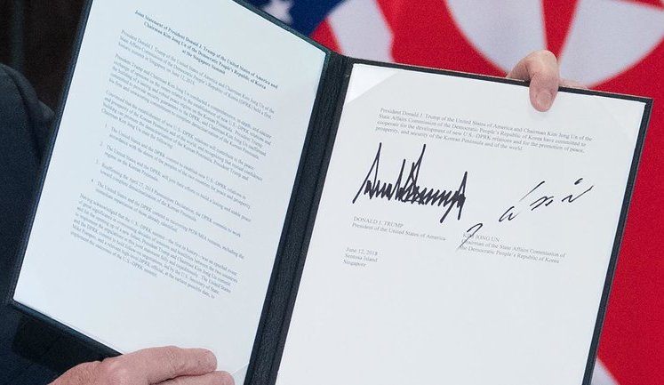 US, North Korea leaders sign historic document following Singapore summit, - CNN. PHOTOS