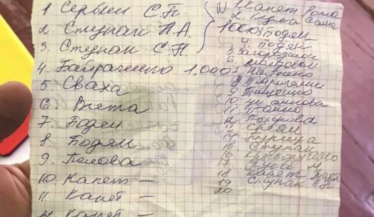 Подкуп избирателей: На Одесчине обнаружили списки граждан, которые получили деньги за голос. ФОТО