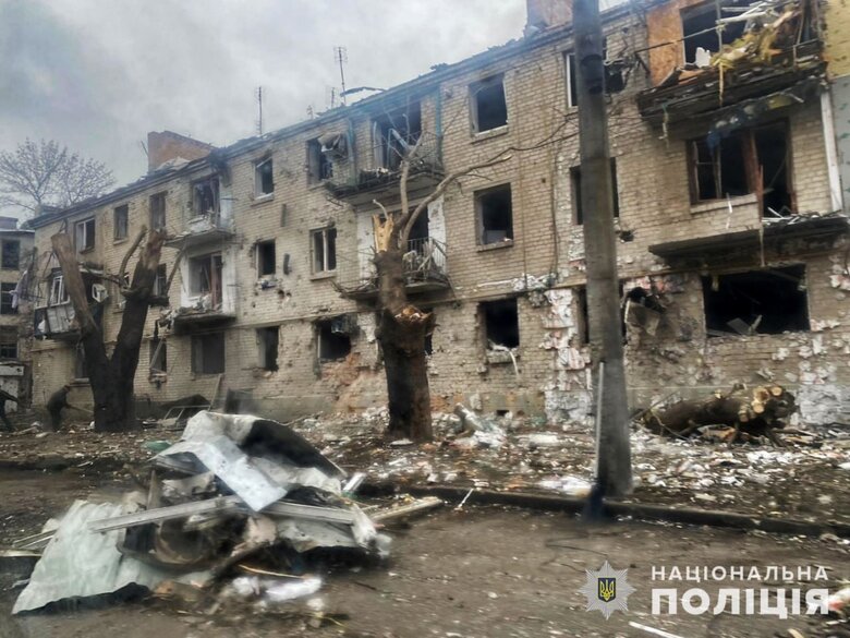 Consequences of enemy shelling of Zaporizhzhia region 08
