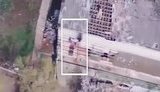 Бойцы "Азова" уничтожили штаб российских оккупантов на Донбассе. ВИДЕО беспилотника