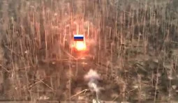 Бійці 63 бригади показали підбірку уражень техніки окупантів та особового складу російської піхоти