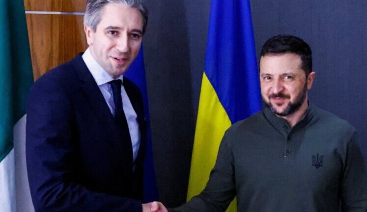 Zelenskyy arrives in Ireland and meets with Prime Minister Harris