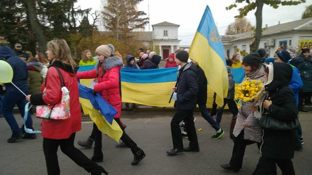 Белая Церковь приветствует воинов 72-й ОМБр им. Черных Запорожцев, вернувшихся из АТО 12