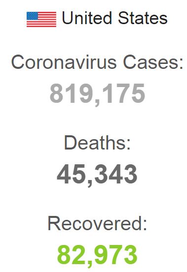За сутки в США зафиксированы 2 804 смерти от COVID-19 - наибольшее количество с начала пандемии 01