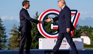 Трамп, Макрон