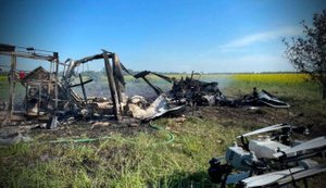 Russian forces strike Chernihiv region: one person killed, two injured. PHOTO