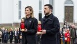 Володимир та Олена Зеленські вшанували пам’ять загиблих у Бучі українців