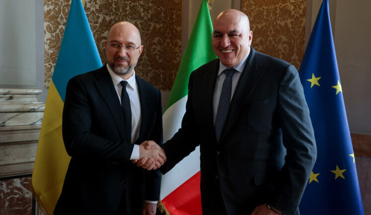 Shmyhal discussed strengthening Ukraine’s defense capabilities with Italian Defense Minister. PHOTOS