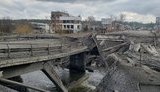 Зруйнований міст, що веде з Ірпеня на Київ: "Ось що ти несеш іншим народам, "великий російський народ". ФОТО