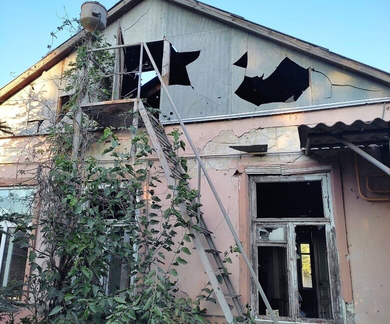 Наслідки обстрілів Нікополя