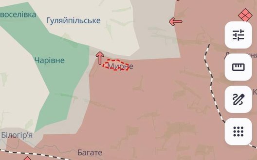 Рашисти окупували Мирне в Запорізькій області, - DeepState