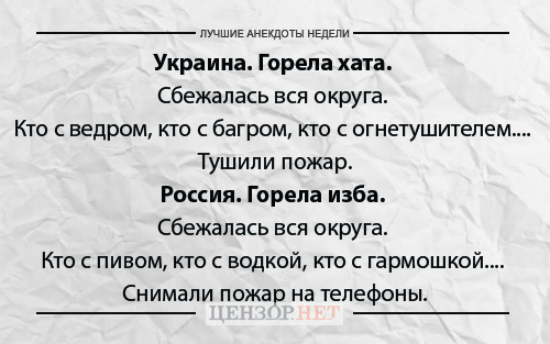 Найкращі анекдоти тижня від Цензор.НЕТ 04