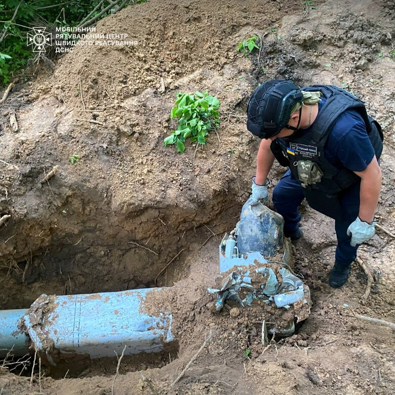 У Києві виявили бойову частину ракети Х-69