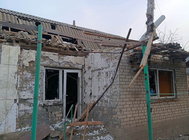 Последствия вражеских обстрелов Херсонщины 05