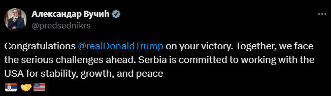 Європейські лідери вітають Трампа із перемогою