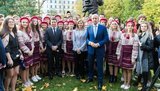 Olena Zelenska visits Ukrainian school in Riga. PHOTOS