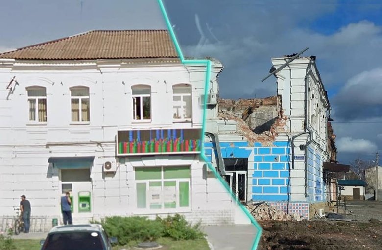 Trostyanets before and after arrival of Russian world: the mayor showed consequences of occupants` invasion 03