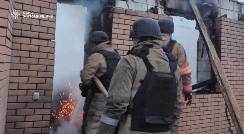 Zhytomyr region after shelling