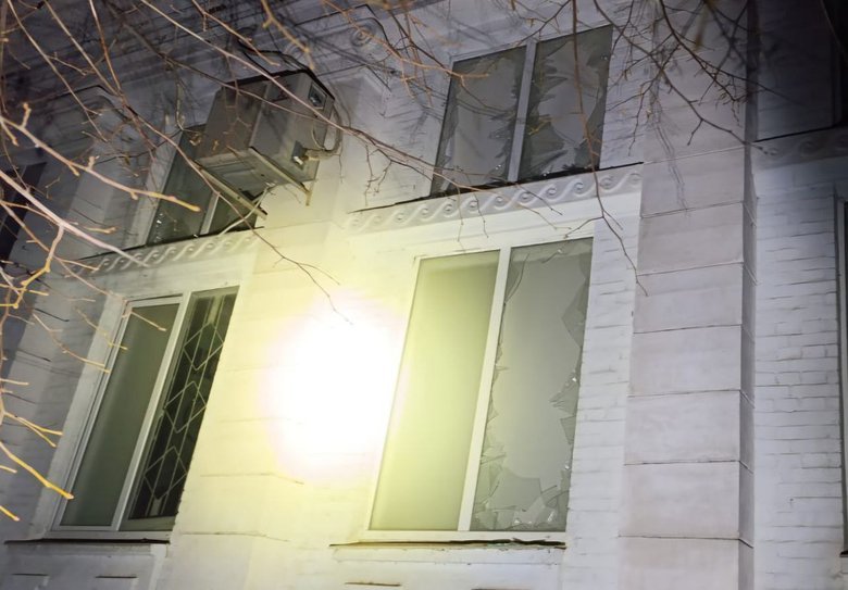 Никополь после обстрела