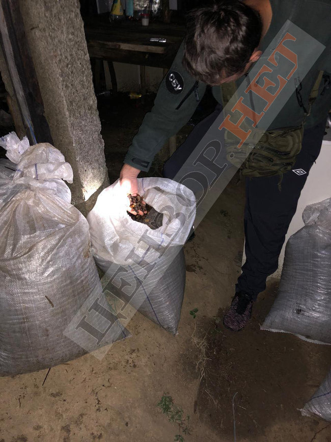 Правоохоронці на Закарпатті запобігли контрабанді 11 мішків бурштину в Румунію 03 Правоохоронці на Закарпатті запобігли контрабанді 11 мішків бурштину в Румунію 03