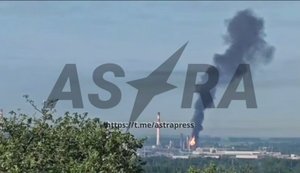 Lukoil-Nizhegorodnefteorgsintez refinery attacked again and burning in Kstovo – media. VIDEO&PHOTOS