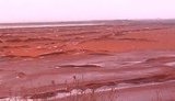 Экокатастрофа на Николаевщине: Земля стала красной из-за вредного шлама. ВИДЕО.