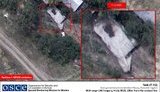 СММ ОБСЕ зафиксировала российский танк в поселке Пикузы под Мариуполем. ФОТОрепортаж