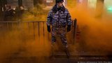 ЦИК закидали дымовыми шашками. ФОТОрепортаж