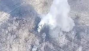 Бойцы 54-й ОМБр уничтожили "Урал" террористов возле Золотого. Двое российских боевиков ликвидированы, один ранен. ВИДЕО