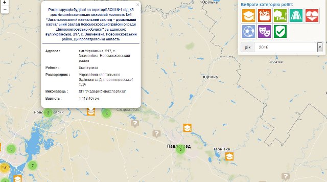 днепропетровщина карта