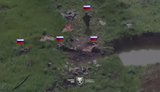 The moment an occupier was blown up by an anti-personnel mine
