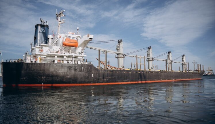 This year, first ship chartered by UN with humanitarian wheat left Ukraine. PHOTOS