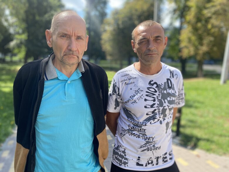 Олександр Вовк і Олександр Гуров з Новогродівки