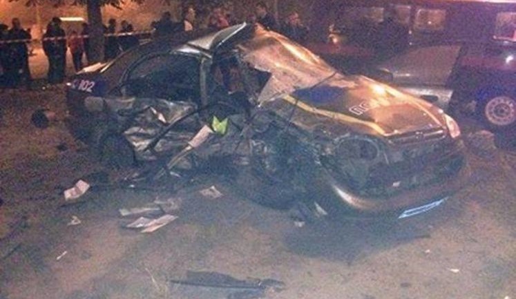 Two police officers killed, one injured in road accident in Bila Tserkva. PHOTOS