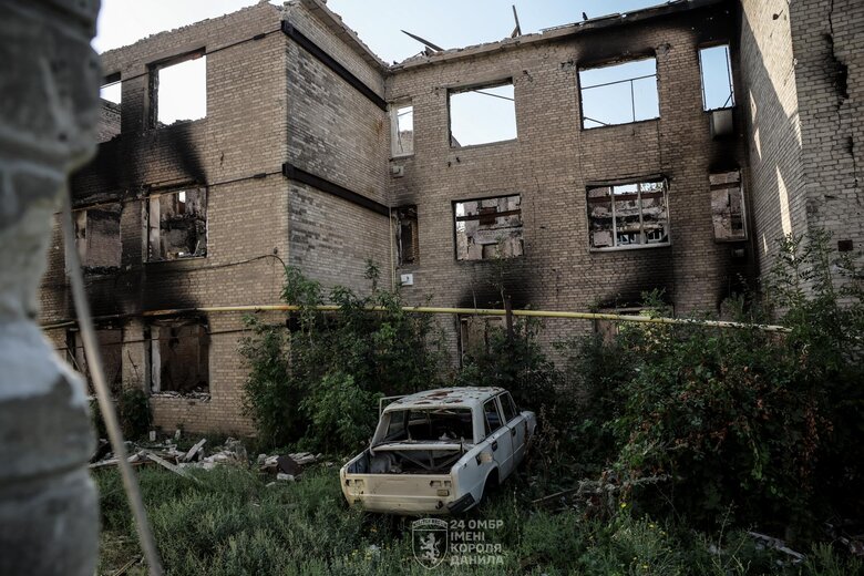 Воїни 24-ї ОМБр показали зруйнований росіянами Часів Яр