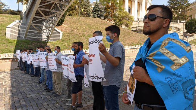 Акція на підтримку обвинувачених у справі Хізб ут-Тахрір відбулася в Києві 12