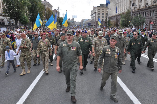 Марш захисників України відбувся в центрі Києва 101