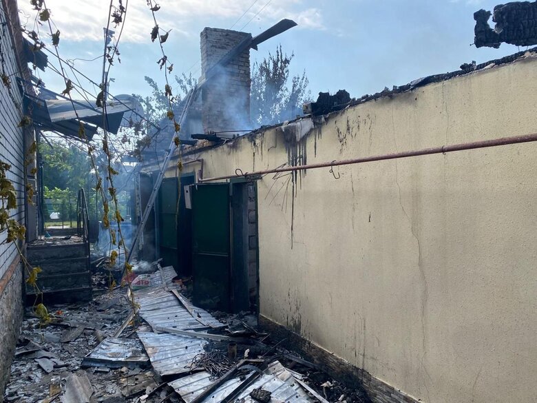 Russian attacks on Dnipropetrovsk region on 16 July