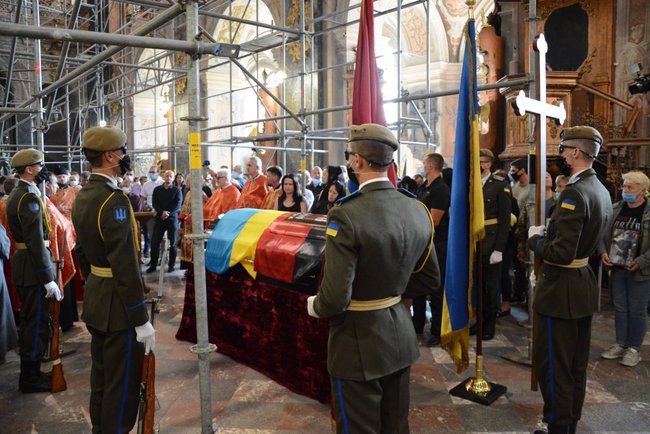 Церемонія прощання з Андрієм Гергертом відбулася у Львові 02