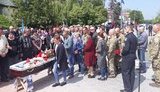С воином 79-й ОДШБр Сергеем Гвоздиевским, умершим в больнице Днепра от полученных в зоне ООС ранений, простились в Могилеве-Подольском. ФОТО