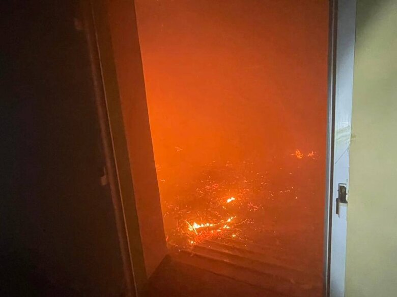 Nikopol region after shelling