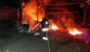 Shelling of Dnipropetrovsk region: agricultural enterprises damaged, fires broke out. PHOTOS