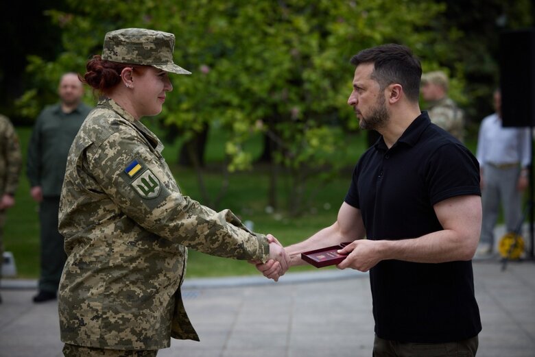 Нагородження з нагоди Дня піхоти Зеленський
