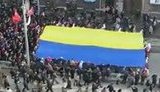 Беспрецедентный марш оппозиции в Ривном: огромная река демонстрантов заполнила центр города, власти и милиция попрятались. ВИДЕО