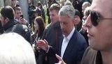 "Путінська повіє, йди додому": у Києві біля пам